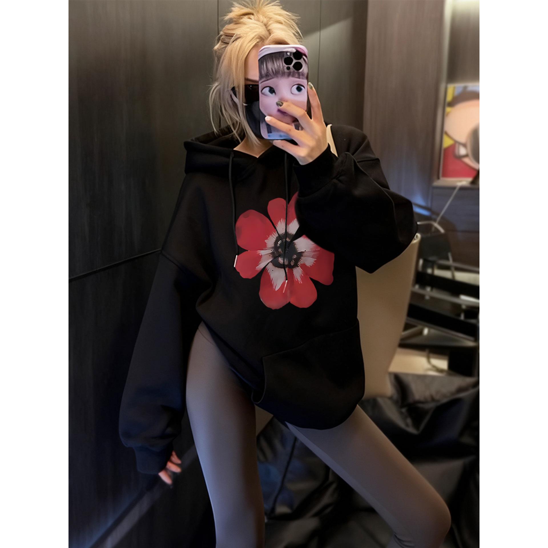 绝美气质韩版女装连帽宽松