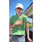 2025夏季 t恤女休闲百搭宽松上衣潮 宽松显瘦百搭圆领短袖 新款 韩版