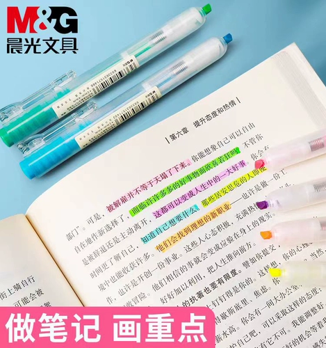 Утренняя флуоресцентная ручка основана на маркирующей ручке пера, ключевая нить ручки изучается с помощью ручки.