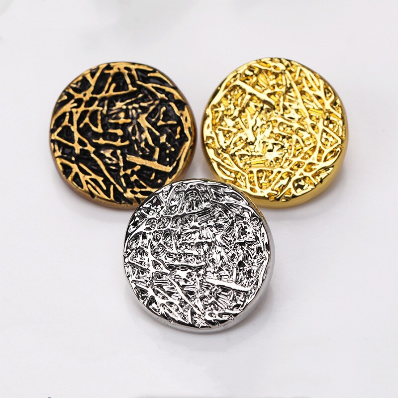 复古英伦风小香风裂面金属纽扣制服西服西装毛衣羊绒呢子外套装饰