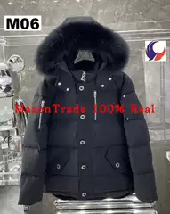 Brand New Mk 3Q Mens Winter down Jacket Real Fox Fur Men's down Jacket