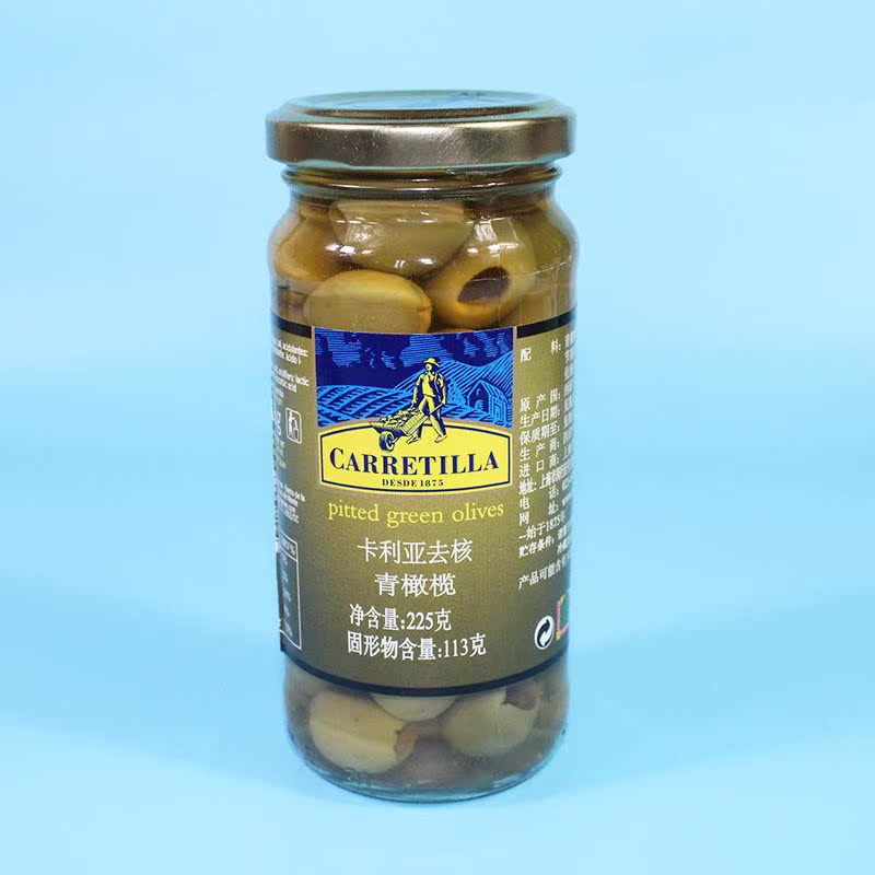 西班牙进口卡利亚无核青橄榄罐头225g*2瓶沙拉意面披萨用去核橄榄在类目 水产肉类/新鲜蔬果/熟食, 水果制品, 水果罐头中 - 来自Buy2taobao.com提供专业的淘宝代购服务
