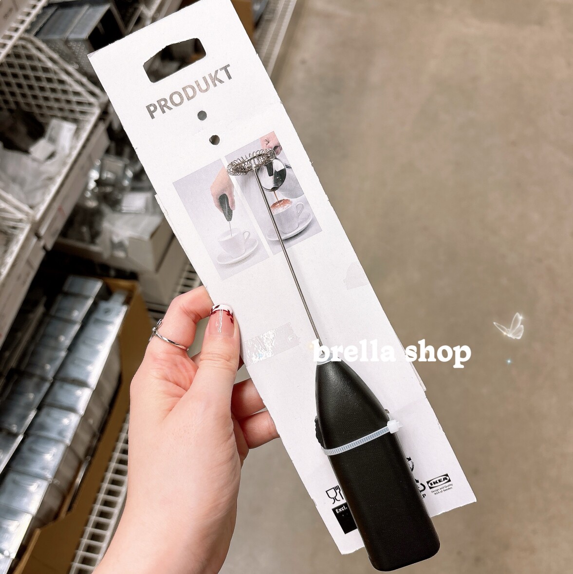 IKEA宜家代购 普洛达打泡器 电动打奶泡器 牛奶咖啡DIY打沫器家用