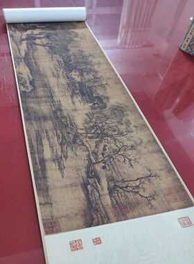 北宋 张择端 清明上河图中国古代传世名画高清微喷复制仿真装饰画