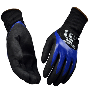 通用丁腈手套防水防滑灵活防油制造维修水产龙虾螃蟹捕捞劳保批发