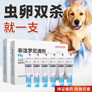 狗狗驱虫药比熊泰迪幼犬专用体内外一体除跳蚤虱子小狗打虫药滴剂