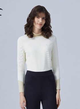 MUNSINGWEAR万星威女士春夏高尔夫运动圆领长袖T恤