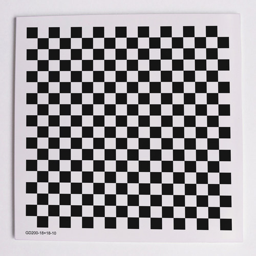棋盘格标定板 光学标定板 18X18 机器视觉 方格系列 氧化铝分划板 - 封面