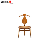 侍从椅皇室御用大师梳妆实木可挂衣裤 设计师家具valet chair 餐椅