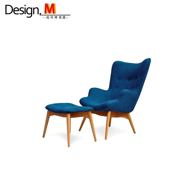 Design.M设计师家具 contour longue chair and ottoman/轮廓椅