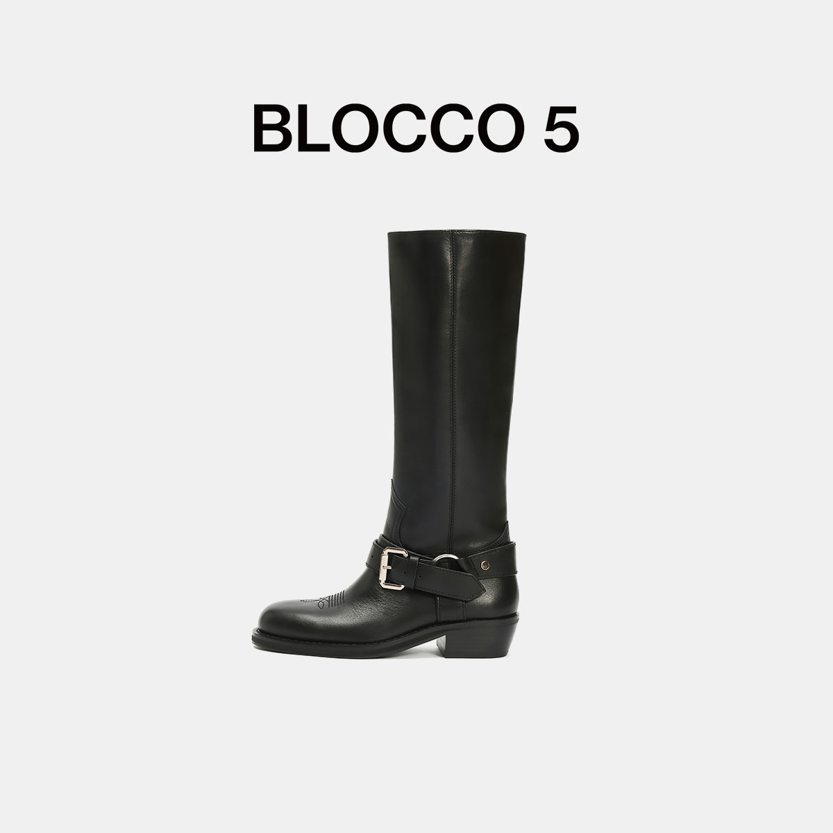 BLOCCO52024秋冬骑士靴
