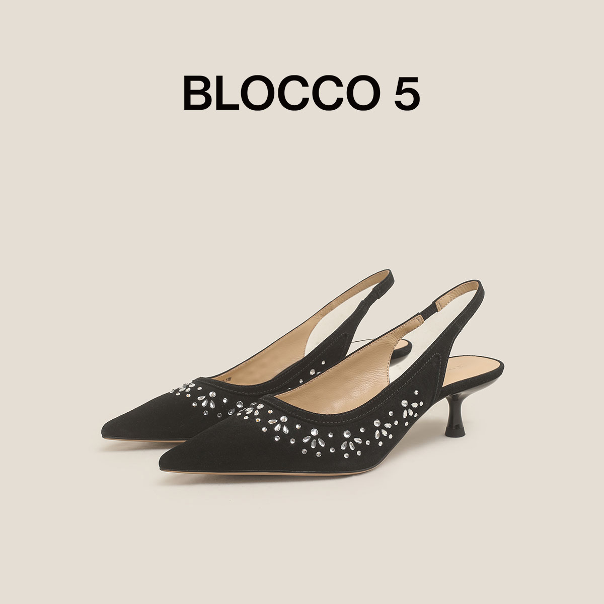 BLOCCO5尖头高跟鞋商场同款