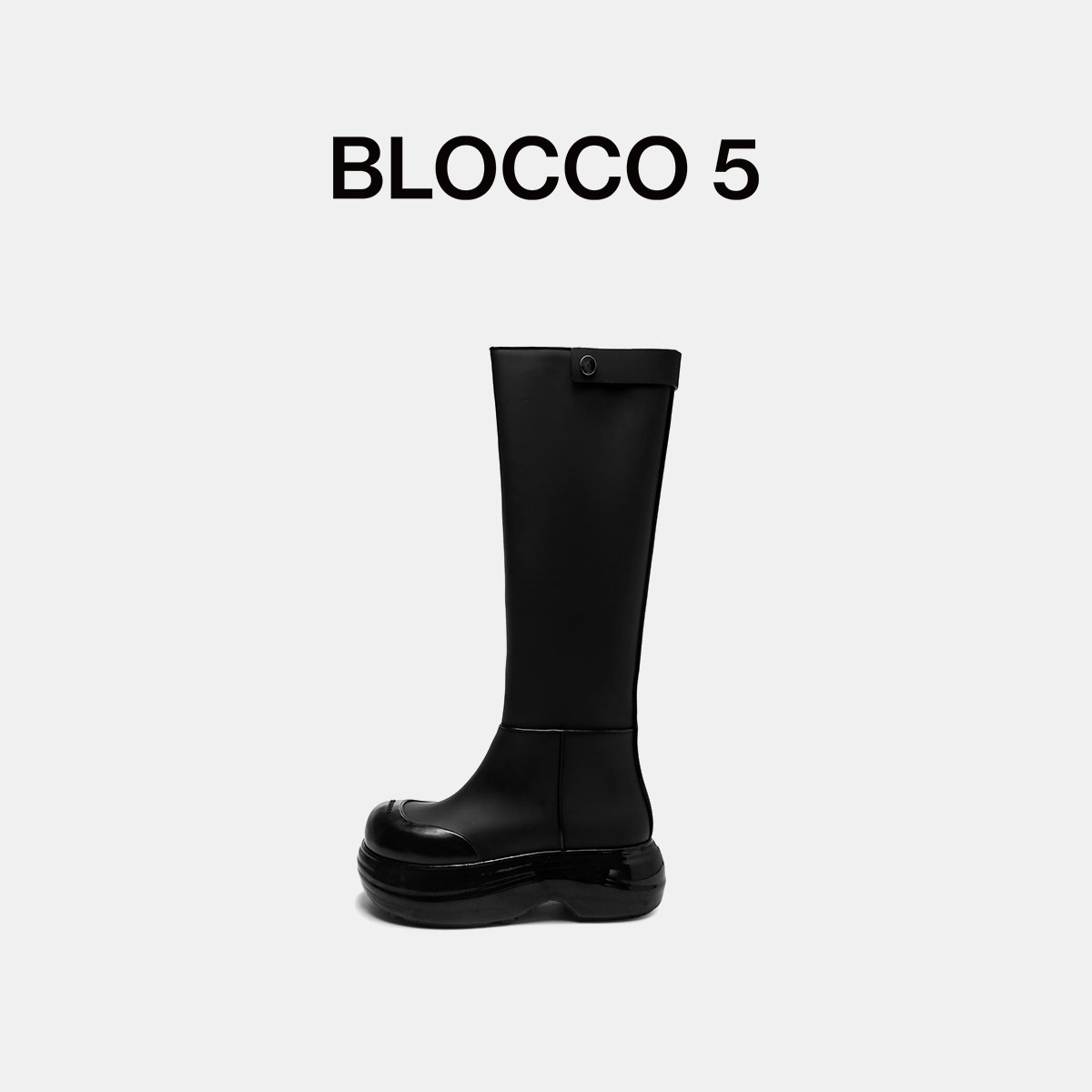 BLOCCO5时尚增高厚底时装靴