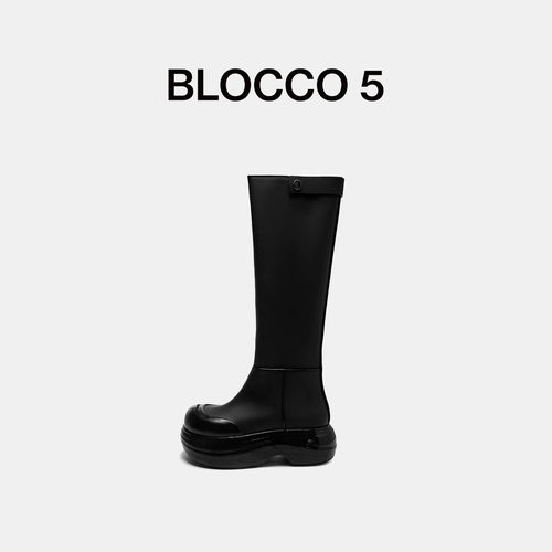 BLOCCO5时尚增高厚底时装靴
