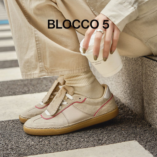 BLOCCO5可拆卸鞋舌问号德训鞋