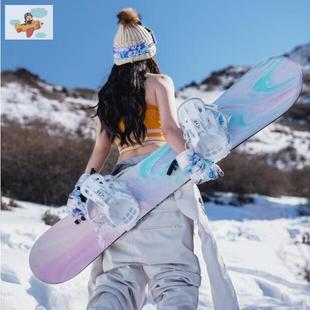 德国RS滑雪板单板小黑板快穿固定器滑雪鞋套装成人男女入门初学者