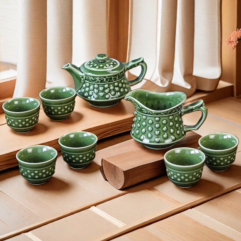 乾唐轩 乾坤茶具 1壶6杯1茶海 官方正品(可议价)