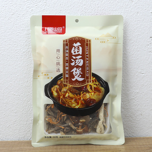 九鑫山珍菌汤包茶树菇虫草花松茸姬七彩菌汤包汤料包干货60g
