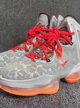 耐克篮球鞋男2024新款詹姆斯LEBRON XIX缓震运动鞋DC9341-001