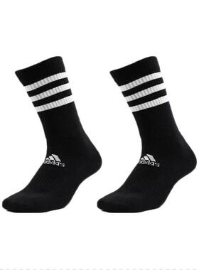 adidas 3S CSH CRW1P休闲舒适透气运动袜 经典中筒 男女同款 单双