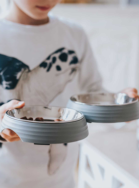 猫狗碗 德国Hunter Atlanta 浅碗 分体可水洗 宠物奶猫狗食盆水碗