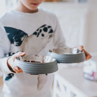 猫狗碗 德国Hunter Atlanta 浅碗 分体可水洗 宠物奶猫狗食盆水碗
