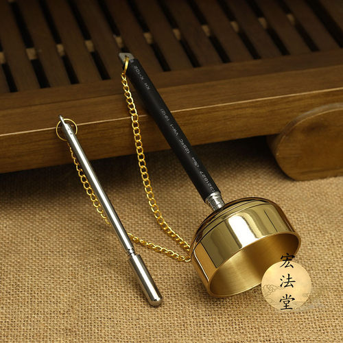 道家用品 佛用品 铜磬 引庆 伸缩引罄 铜引磬 铜磬铛子