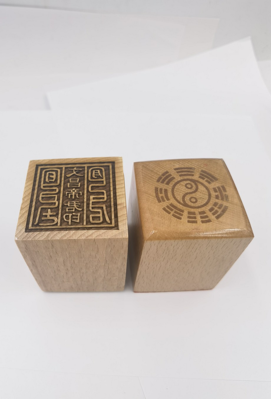 桃木印章道用品文昌帝君印单面印5公分印定制印文
