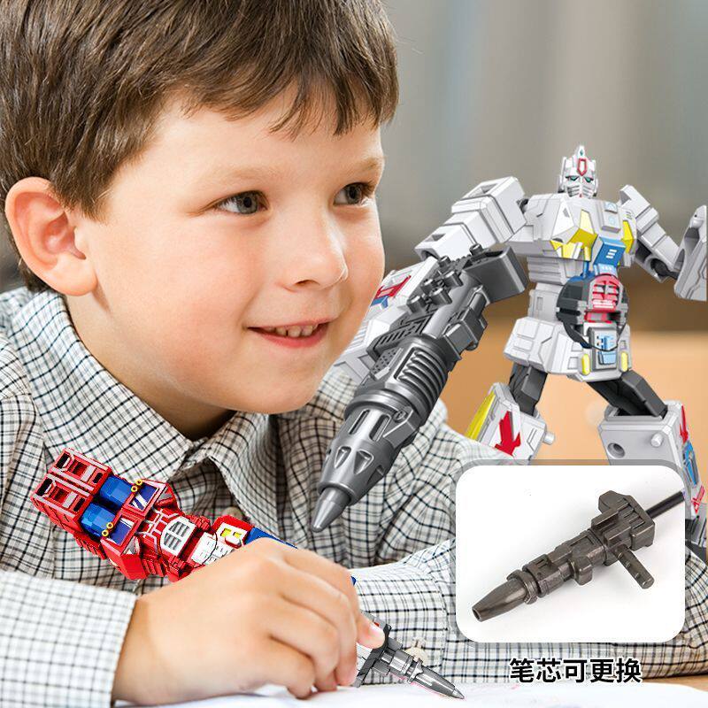 擎天战士变形机器人小学生文具