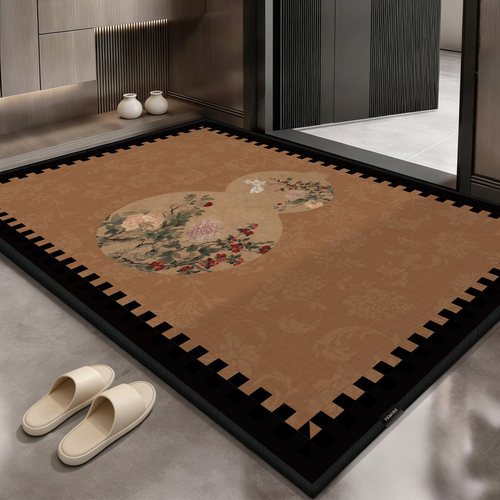 x入户门地垫YKMORE进门门垫玄关地毯2026新款高级耐脏家用脚踩垫