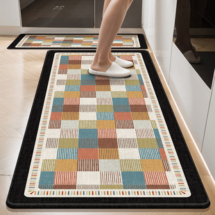 厨房地垫防滑防油免洗地毯垫高端吸水吸油耐脏专用脚垫子2025新款