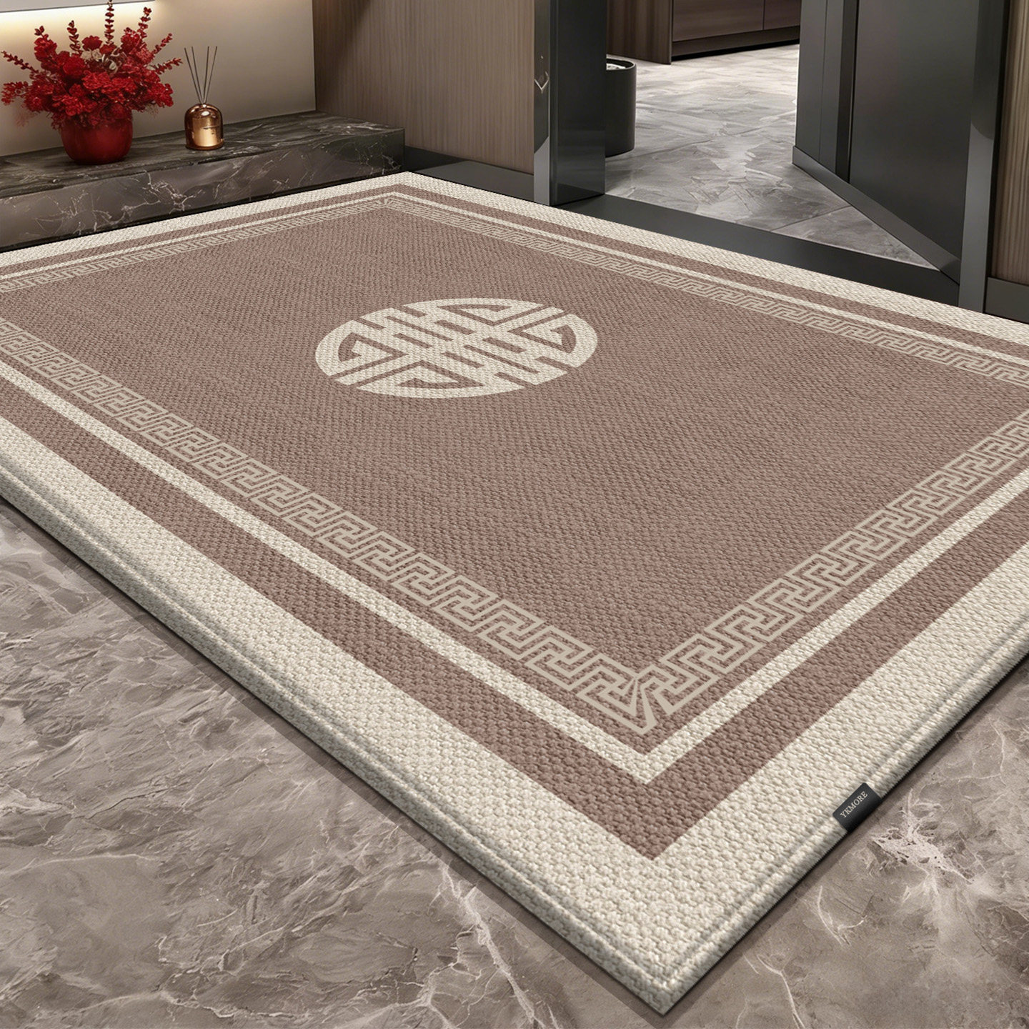 X入户门地垫YKMORE进门门垫玄关地毯2026新款高级耐脏专用脚踩垫,居家布艺,入户地垫,淘宝优惠券,粉丝福利购,淘宝优惠卷