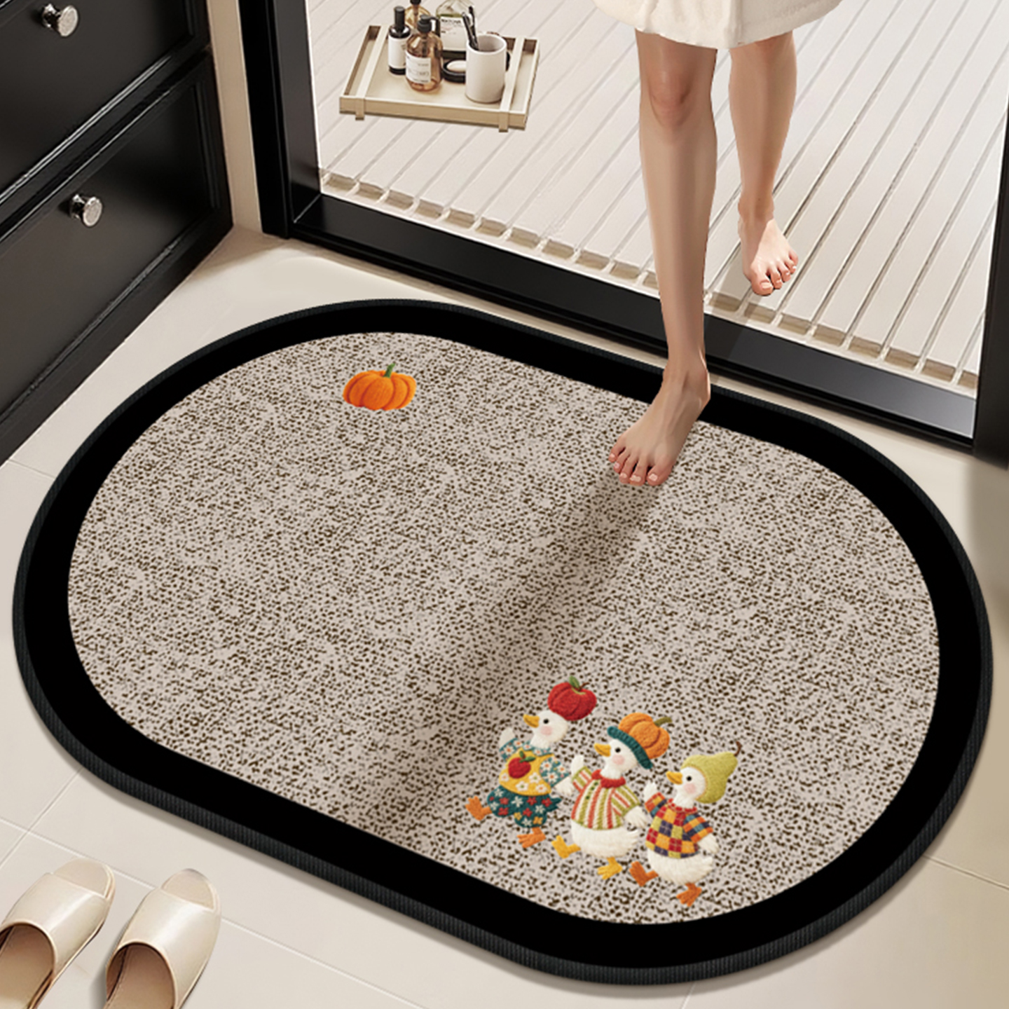 卫生间吸水地垫浴室防滑脚垫