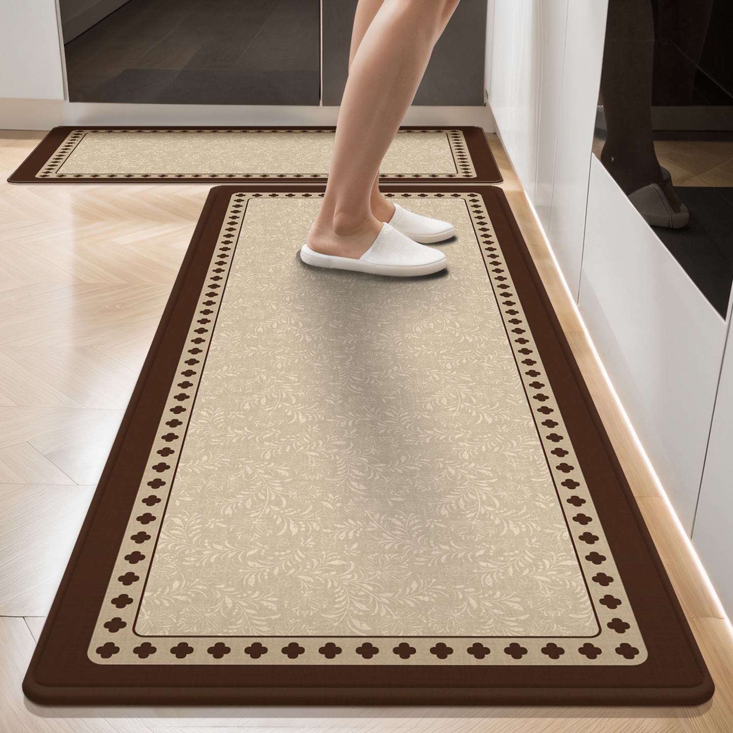 厨房地垫防滑防油可擦免洗吸水