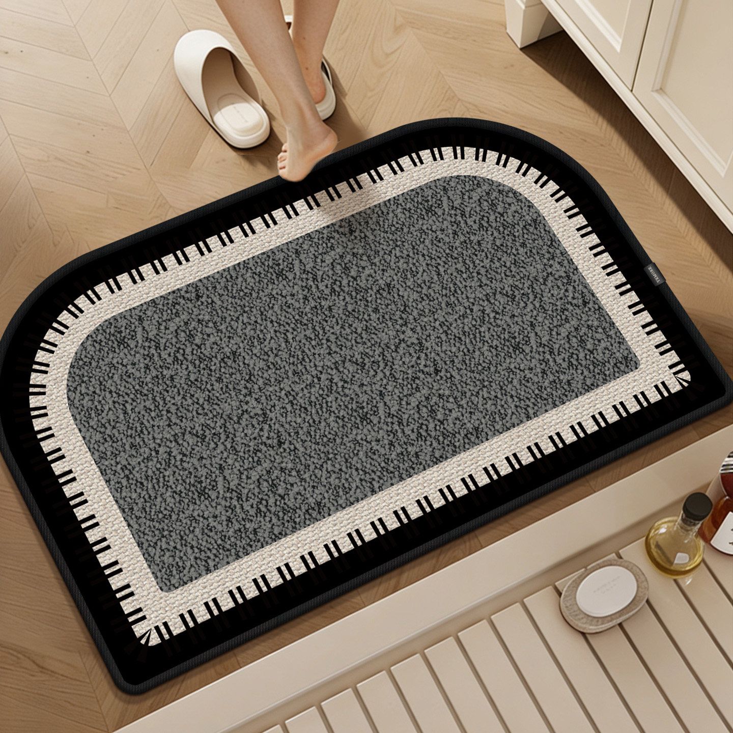 卫生间吸水地垫浴室防滑脚垫硅藻泥厕所门口垫子浴室柜洗手池地毯,居家布艺,家用脚垫,淘宝优惠券,粉丝福利购,淘宝优惠卷