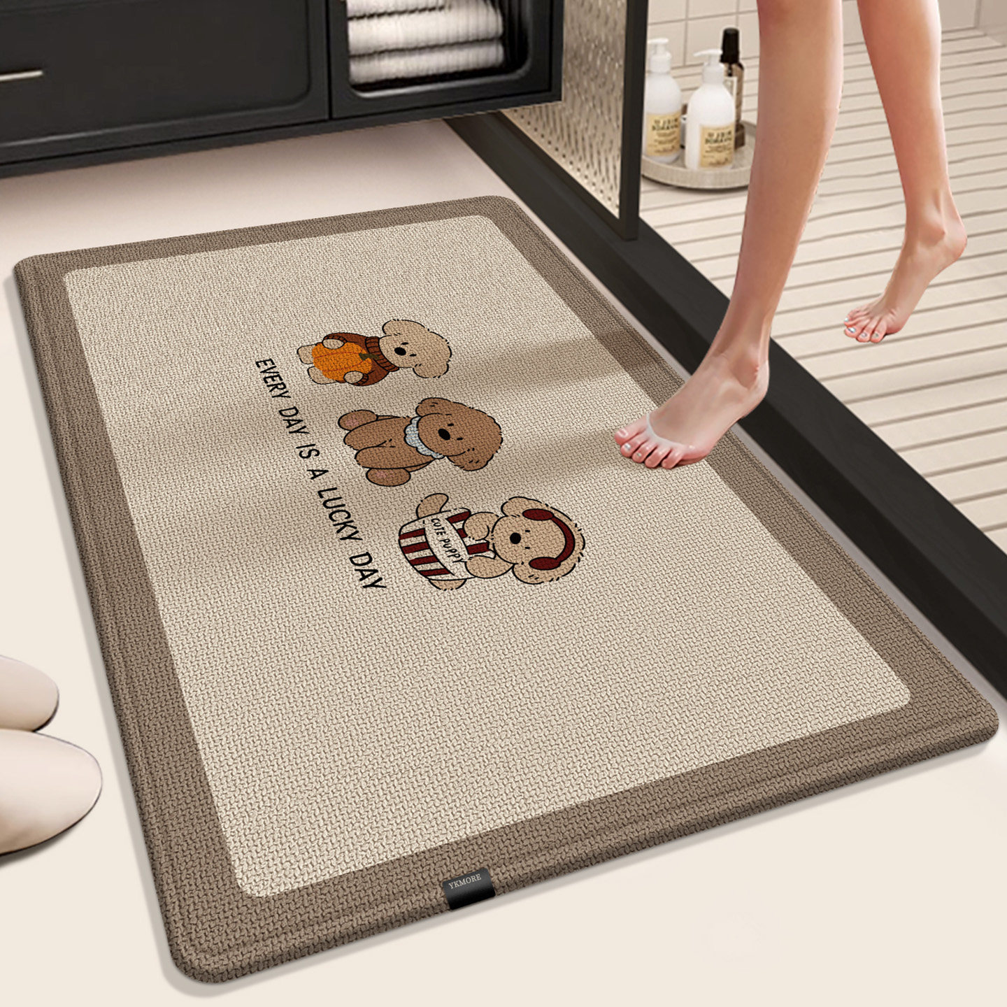 卫生间吸水地垫浴室外防滑垫子洗手间厕所门口门垫地毯速干脚垫子,居家布艺,家用脚垫,淘宝优惠券,粉丝福利购,淘宝优惠卷