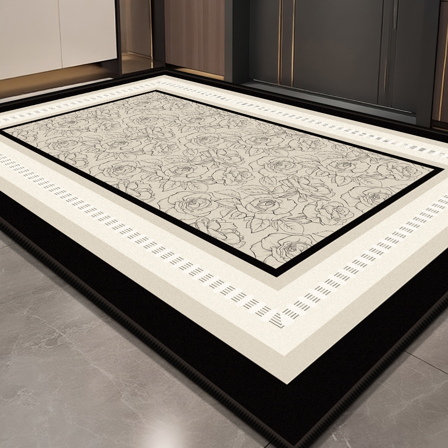 轻奢玄关入户防滑吸音门垫