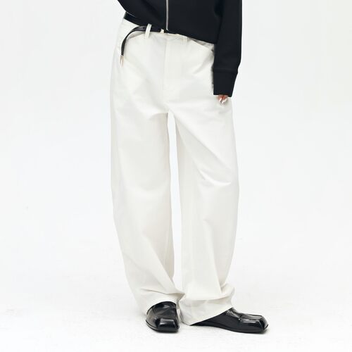 【董洁同款】oneup白色裤