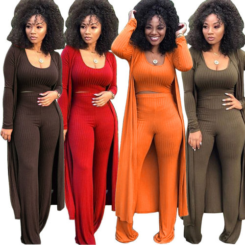 2025 knitwear three-piece set women clothe 3 pices针织三件套
