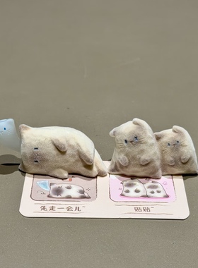 植绒猫猫pal情绪盲盒2025新款女孩可爱植绒暹罗猫pal奖品学生礼物