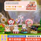 贪吃喵喵酱乐园盲盒2025新款 女孩可爱暹罗猫盲盒猫猫手办女生礼物
