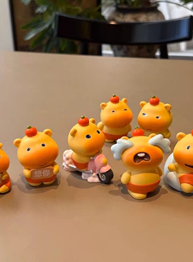 水豚噜噜盲盒2025新款女孩可爱网红爆款水豚噜噜仔的日常系列手办