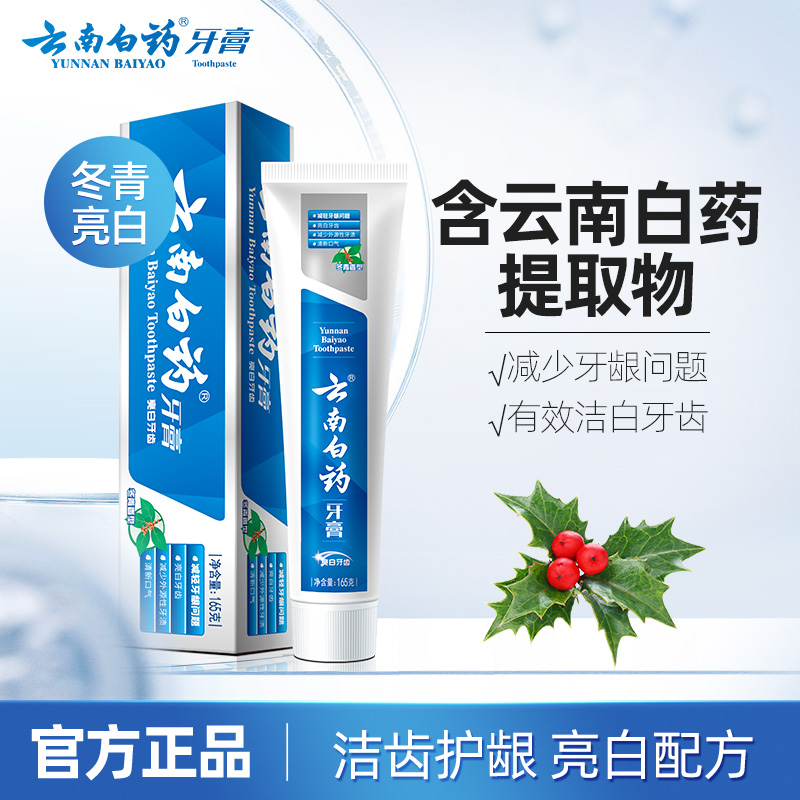 云南白药冬青牙膏单支