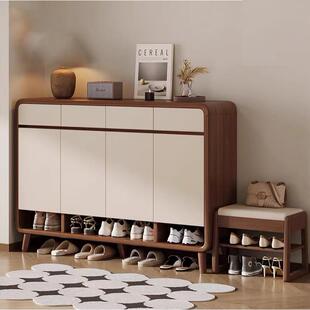 鞋柜家用门口入户门收纳一体靠墙室内玄关柜2025新款爆款进门鞋架
