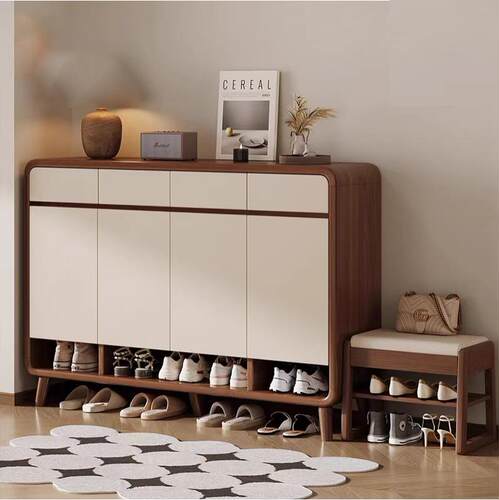 鞋柜家用门口入户门收纳一体靠墙室内玄关柜2025新款爆款进门鞋架
