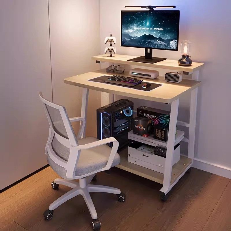 小型台式电脑桌家用可移动学习桌笔记本桌子简易写字桌卧室床边桌