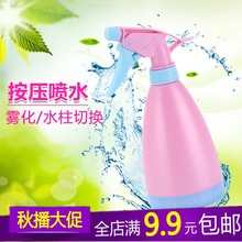 小喷壶园艺工具 小型喷雾壶喷水壶 彩色洒水壶浇水壶手压式 浇花壶