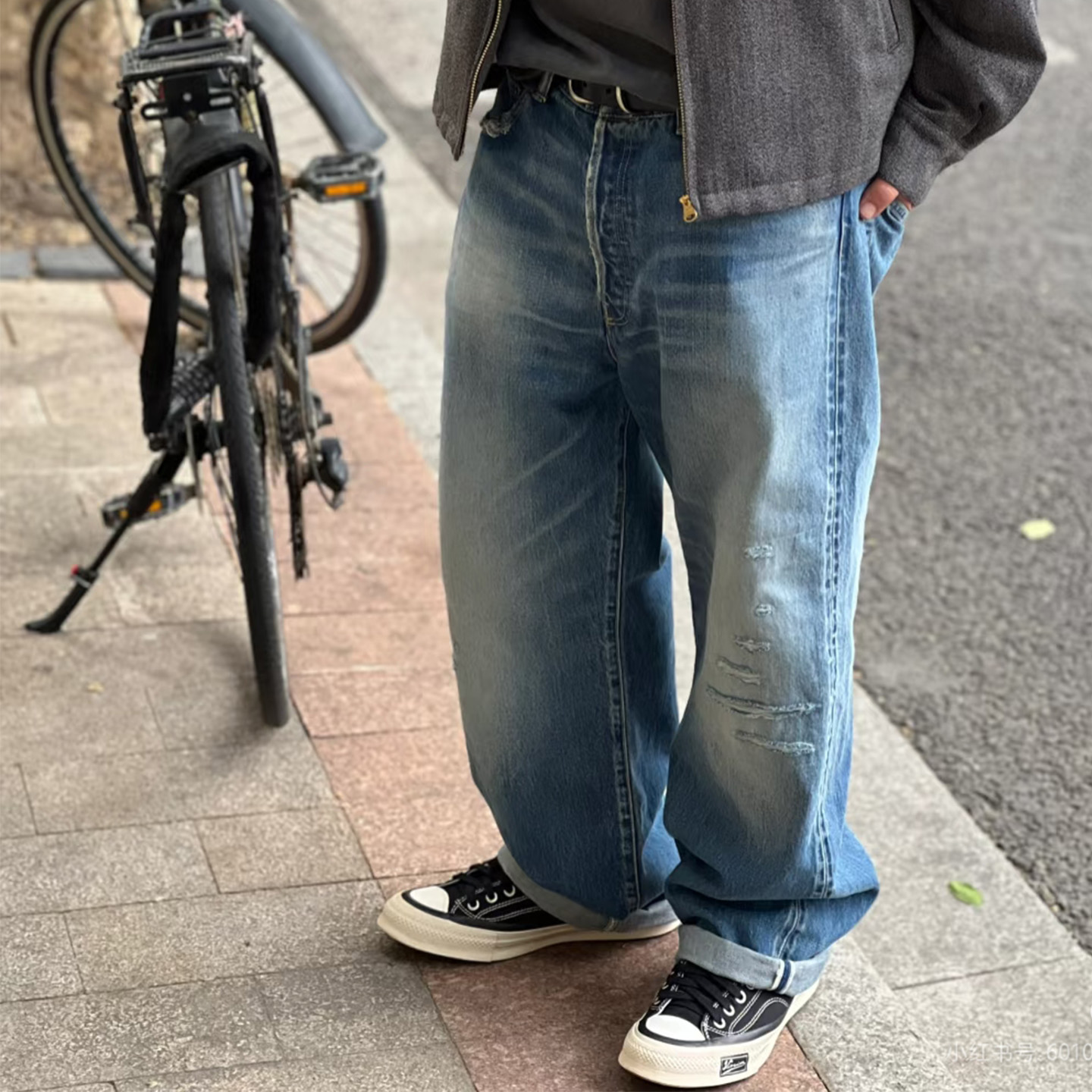 visvimcantq25ss软木帆布鞋