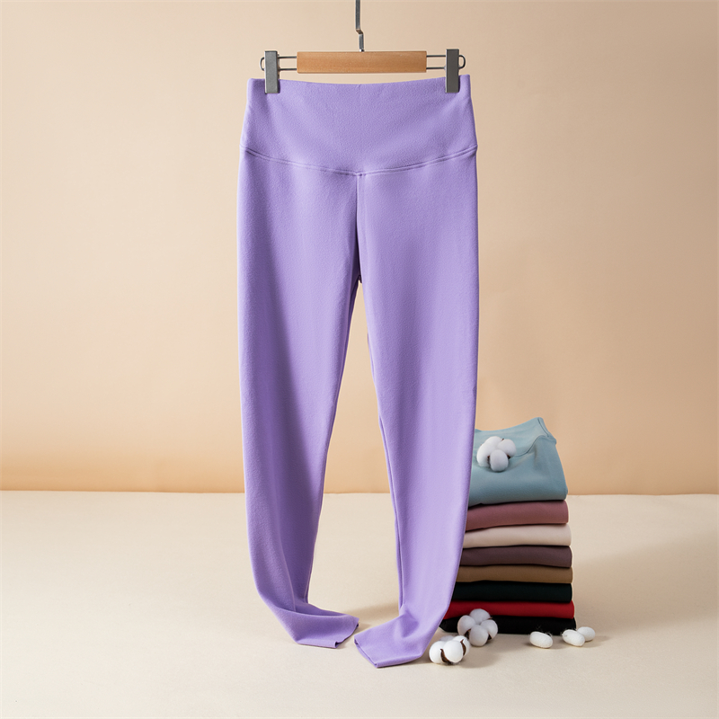 厚款德绒女士加绒保暖裤