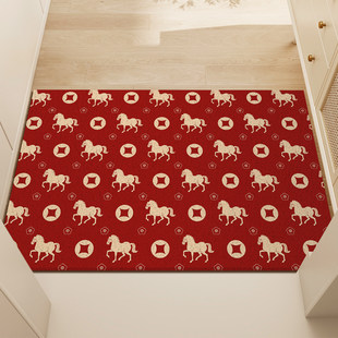 入户门垫大门进门口地垫2025年新款 马年耐脏免洗脚垫 玄关新中式